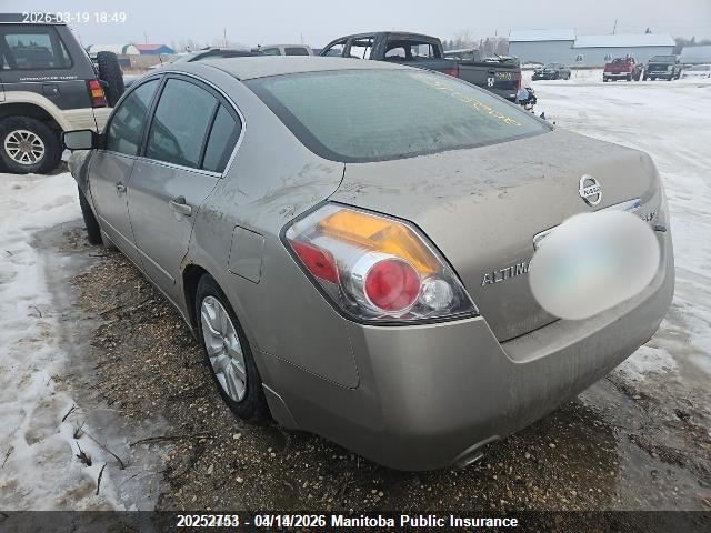 2012 Nissan Altima 2.5 S მანქანა იყიდება აუქციონზე, vin: 1N4AL2APXCC109934, აუქციონის ნომერი: 20252753