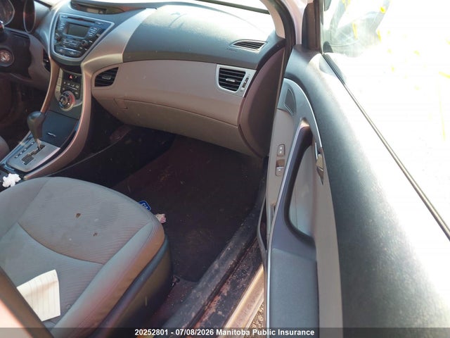 Aukcja sprzedaży 2013 Hyundai Elantra Gl, vin: 5NPDH4AE2DH287135, numer aukcji: 20252801
