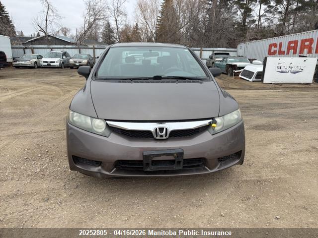 Aukcja sprzedaży 2010 Honda Civic Dx-g, vin: 2HGFA1F45AH034960, numer aukcji: 20252805