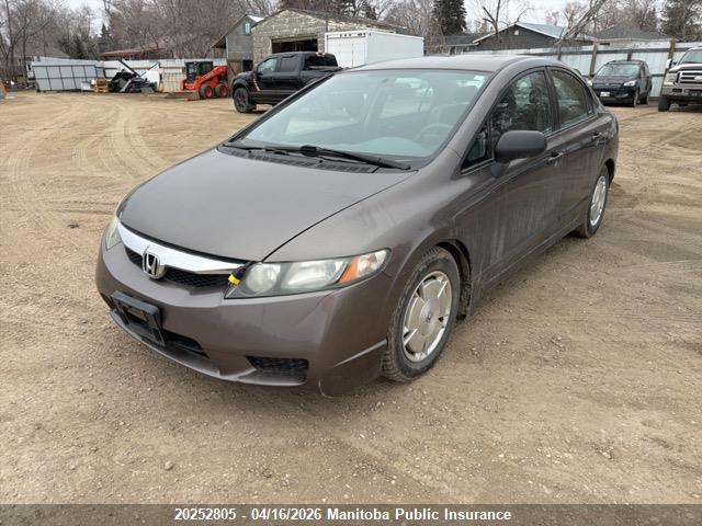 Aukcja sprzedaży 2010 Honda Civic Dx-g, vin: 2HGFA1F45AH034960, numer aukcji: 20252805