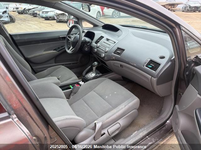 Aukcja sprzedaży 2010 Honda Civic Dx-g, vin: 2HGFA1F45AH034960, numer aukcji: 20252805