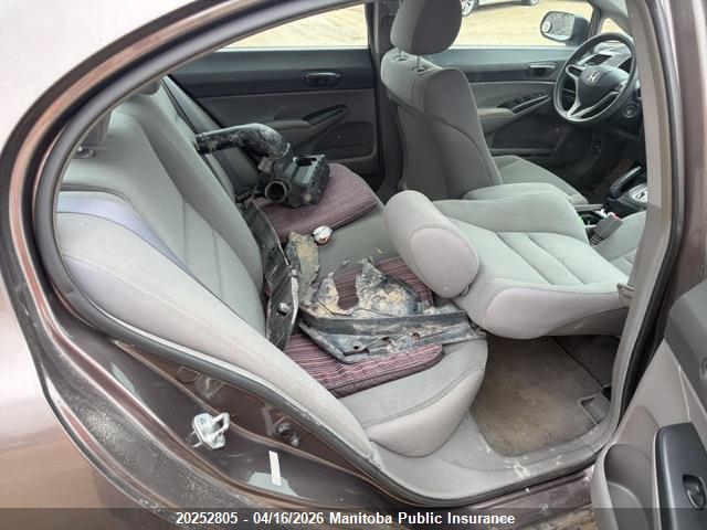Aukcja sprzedaży 2010 Honda Civic Dx-g, vin: 2HGFA1F45AH034960, numer aukcji: 20252805