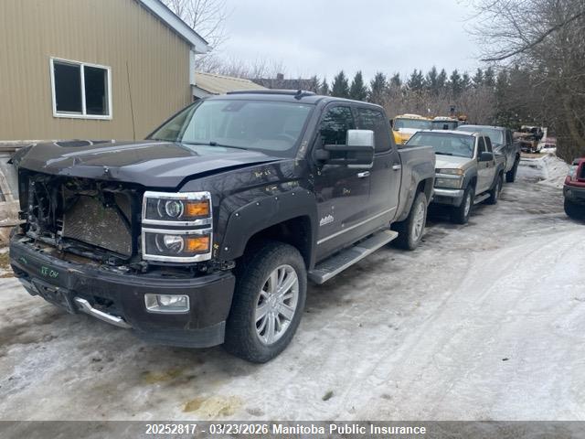 Продаж на аукціоні авто 2014 Chevrolet Silverado 1500 High Country Cc, vin: 3GCUKTEC7EG565395, номер лоту: 20252817