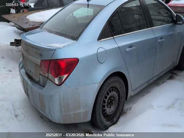 Продаж на аукціоні авто 2012 Chevrolet Cruze Eco Turbo, vin: 1G1PJ5SC8C7157778, номер лоту: 20252831