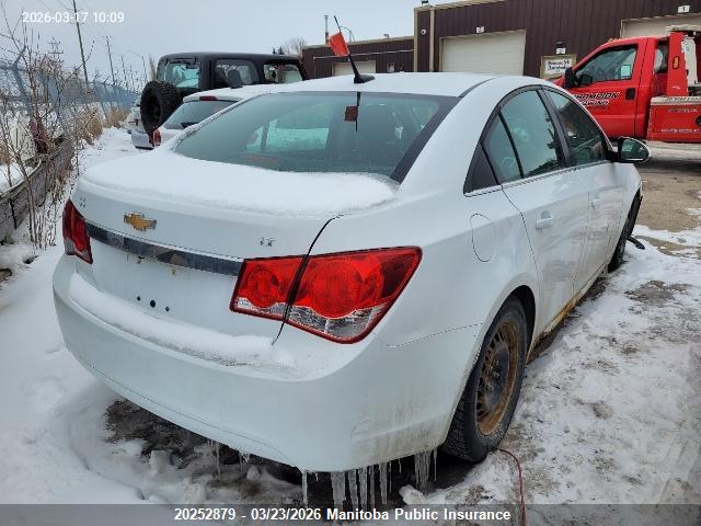 Продажа на аукционе авто 2013 Chevrolet Cruze Lt Turbo, vin: 1G1PC5SB6D7275587, номер лота: 20252879