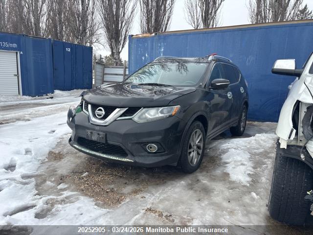 20252905 :رقم المزاد ، 5N1AT2MV2FC783659 vin ، 2015 Nissan Rogue Sl مزاد بيع