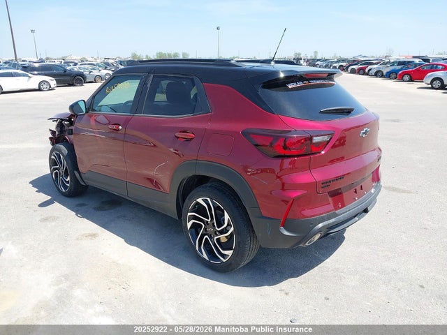 20252922 :رقم المزاد ، KL79MUSL0SB155257 vin ، 2025 Chevrolet Trailblazer Rs Turbo مزاد بيع