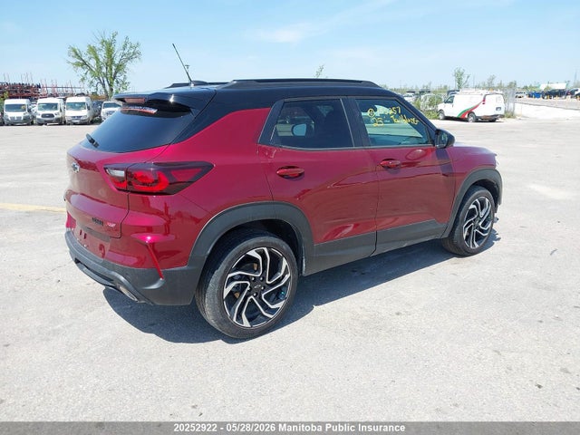 20252922 :رقم المزاد ، KL79MUSL0SB155257 vin ، 2025 Chevrolet Trailblazer Rs Turbo مزاد بيع