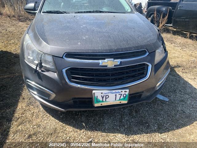 Aukcja sprzedaży 2015 Chevrolet Cruze Ltz Turbo, vin: 1G1PC5SB3F7148895, numer aukcji: 20252945