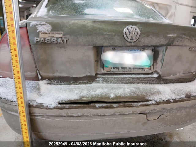 20252949 :رقم المزاد ، WVWTH63B53P331853 vin ، 2003 Volkswagen Passat Glx V6 4motion مزاد بيع