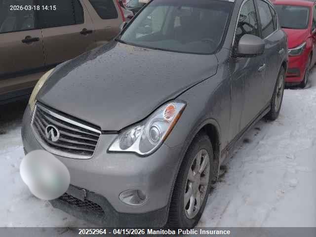 20252964 :رقم المزاد ، JN1AJ0HR3AM753412 vin ، 2010 Infiniti Ex35 مزاد بيع