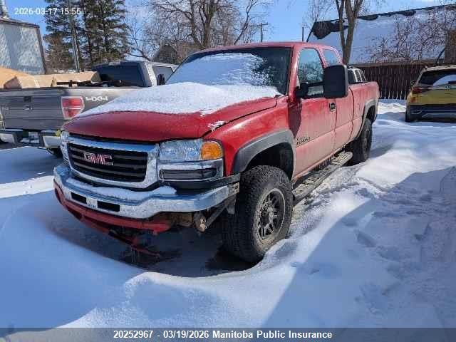20252967 :رقم المزاد ، 1GTHK29285E135654 vin ، 2005 Gmc Sierra 2500 Hd Ext Cab مزاد بيع