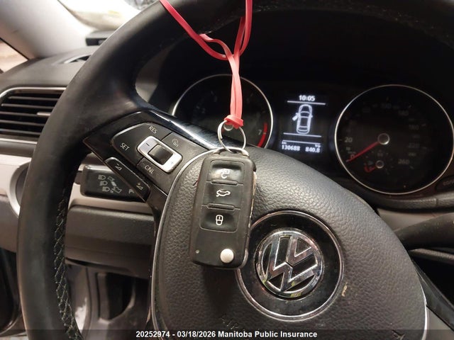 20252974 :رقم المزاد ، 1VWAS7A34GC026123 vin ، 2016 Volkswagen Passat 1.8 Tsi مزاد بيع