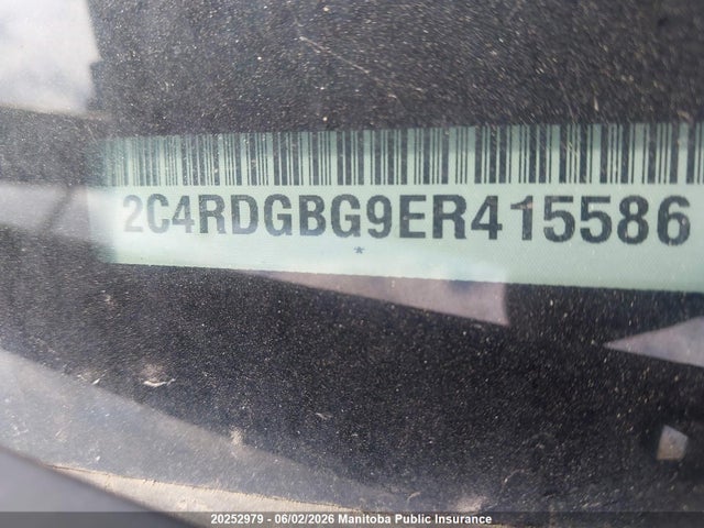 2014 Dodge Grand Caravan Crew მანქანა იყიდება აუქციონზე, vin: 2C4RDGBG9ER415586, აუქციონის ნომერი: 20252979