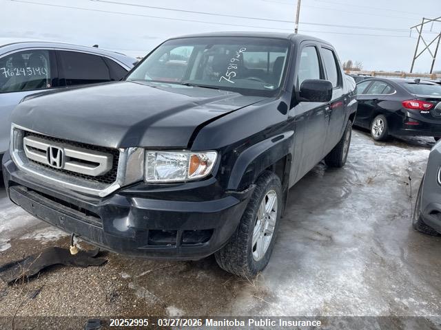 2009 Honda Ridgeline Rtl მანქანა იყიდება აუქციონზე, vin: 5FPYK16559B104205, აუქციონის ნომერი: 20252995