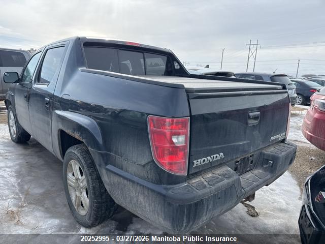 2009 Honda Ridgeline Rtl მანქანა იყიდება აუქციონზე, vin: 5FPYK16559B104205, აუქციონის ნომერი: 20252995