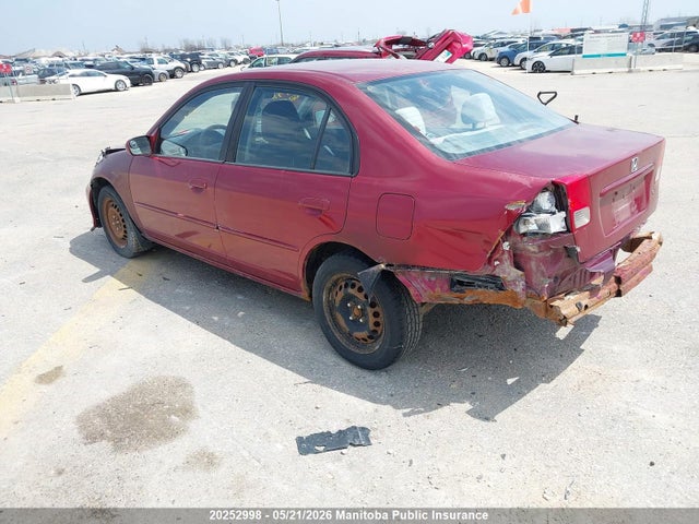 20252998 :رقم المزاد ، 2HGES16685H029056 vin ، 2005 Honda Civic Lx-g مزاد بيع