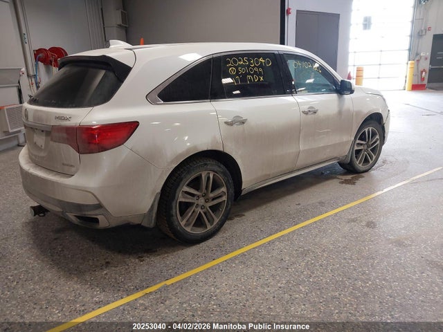 Продажа на аукционе авто 2017 Acura Mdx, vin: 5FRYD4H44HB501099, номер лота: 20253040