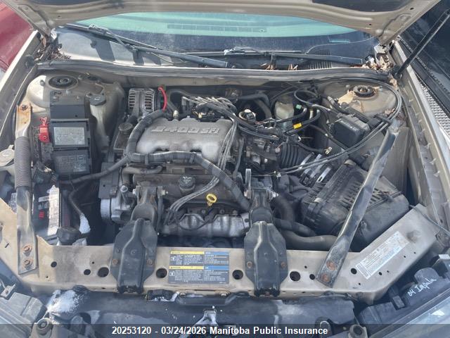 Продажа на аукционе авто 2005 Chevrolet Impala, vin: 2G1WF52E559255554, номер лота: 20253120