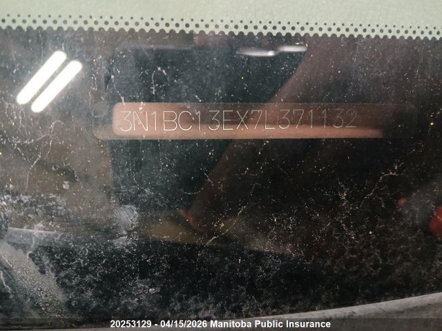 Aukcja sprzedaży 2007 Nissan Versa 1.8 Sl, vin: 3N1BC13EX7L371132, numer aukcji: 20253129