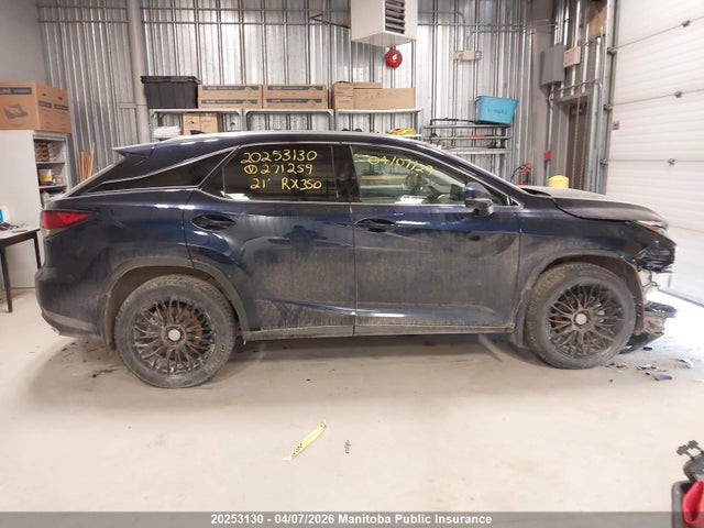 2021 Lexus Rx350 მანქანა იყიდება აუქციონზე, vin: 2T2JZMDA7MC271259, აუქციონის ნომერი: 20253130