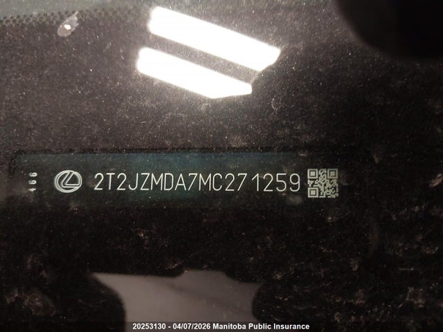 2021 Lexus Rx350 მანქანა იყიდება აუქციონზე, vin: 2T2JZMDA7MC271259, აუქციონის ნომერი: 20253130
