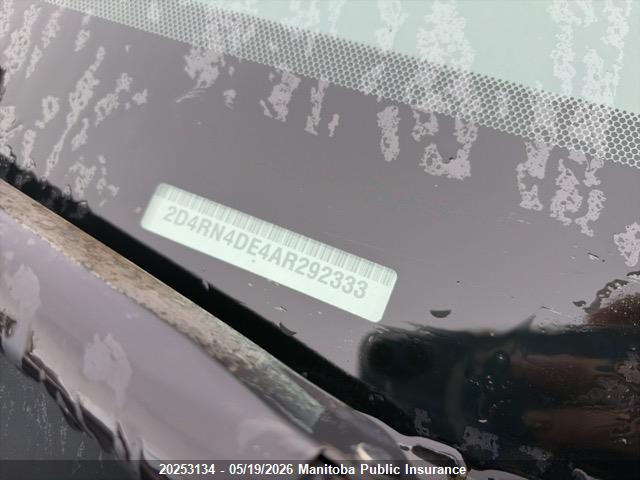 Aukcja sprzedaży 2010 Dodge Grand Caravan Se, vin: 2D4RN4DE4AR292333, numer aukcji: 20253134