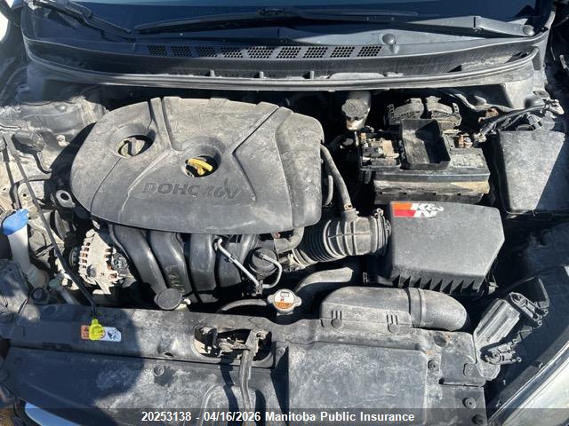 20253138 :رقم المزاد ، 5NPDH4AE6DH257863 vin ، 2013 Hyundai Elantra Gls مزاد بيع