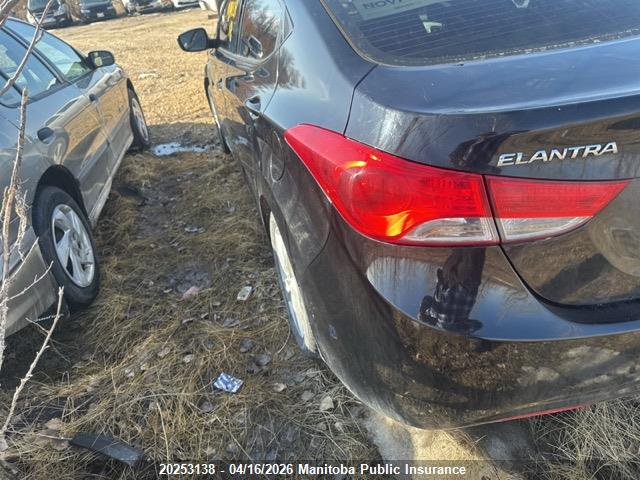 20253138 :رقم المزاد ، 5NPDH4AE6DH257863 vin ، 2013 Hyundai Elantra Gls مزاد بيع