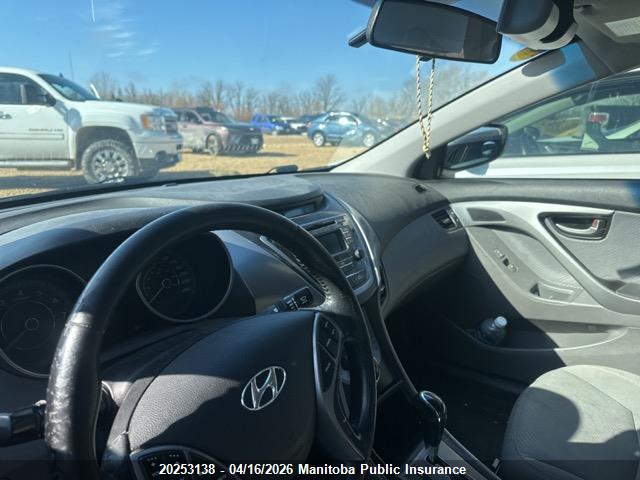 20253138 :رقم المزاد ، 5NPDH4AE6DH257863 vin ، 2013 Hyundai Elantra Gls مزاد بيع