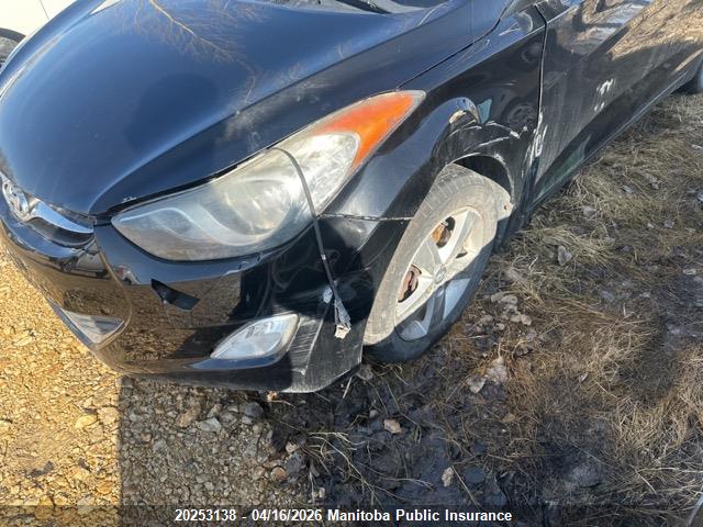 20253138 :رقم المزاد ، 5NPDH4AE6DH257863 vin ، 2013 Hyundai Elantra Gls مزاد بيع