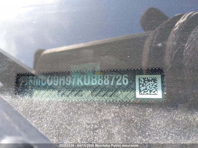 1FMCU9H97KUB88726 Ford ESCAPE SEL