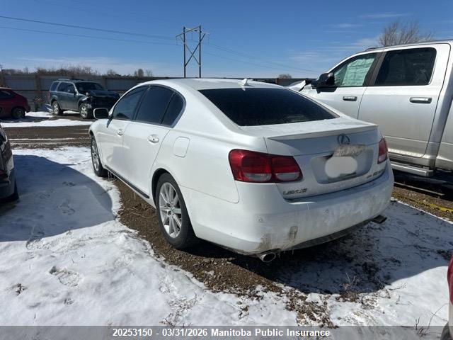 Auction sale of the 2007 Lexus Gs 350, vin: JTHCE96S070010807, lot number: 20253150