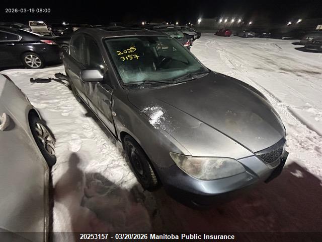 Продажа на аукционе авто 2006 Mazda 3 Mazda Gt, vin: JM1BK123861501883, номер лота: 20253157