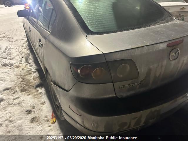 Продажа на аукционе авто 2006 Mazda 3 Mazda Gt, vin: JM1BK123861501883, номер лота: 20253157