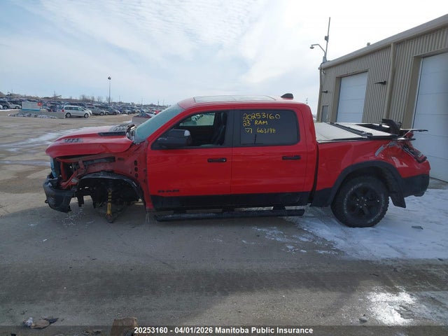 1C6SRFLT1PN663198 Dodge Ram 1500 Rebel Crew Cab
