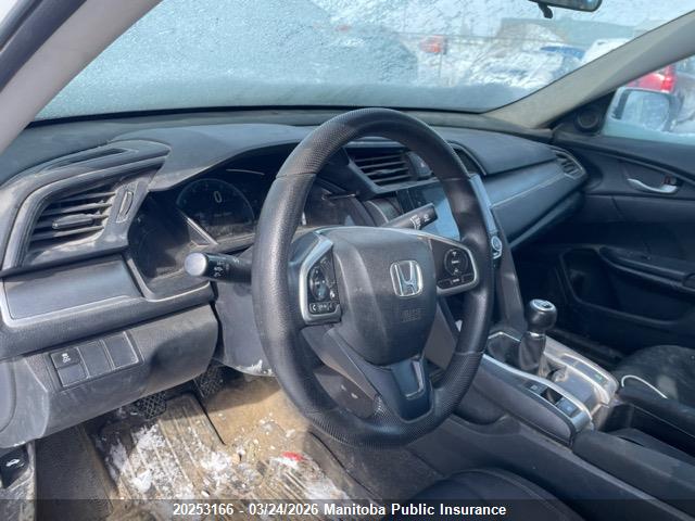 20253166 :رقم المزاد ، 2HGFC2E54HH009763 vin ، 2017 Honda Civic Lx مزاد بيع