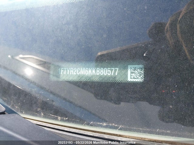 Aukcja sprzedaży 2019 Ford Transit 250 Wb 148 Cargo Van, vin: 1FTYR2CM6KKB80577, numer aukcji: 20253193