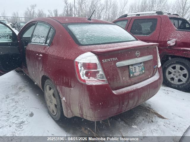 20253196 :رقم المزاد ، 3N1AB6AP0CL629880 vin ، 2012 Nissan Sentra 2.0 مزاد بيع