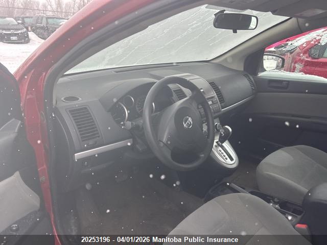 20253196 :رقم المزاد ، 3N1AB6AP0CL629880 vin ، 2012 Nissan Sentra 2.0 مزاد بيع