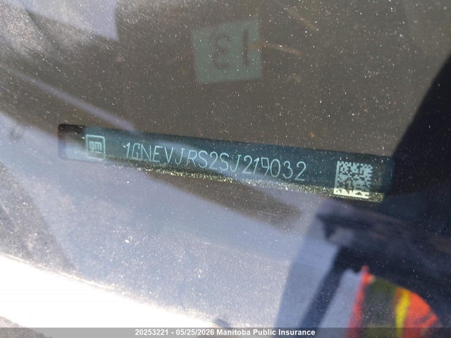 Aukcja sprzedaży 2025 Chevrolet Traverse Z71, vin: 1GNEVJRS2SJ219032, numer aukcji: 20253221