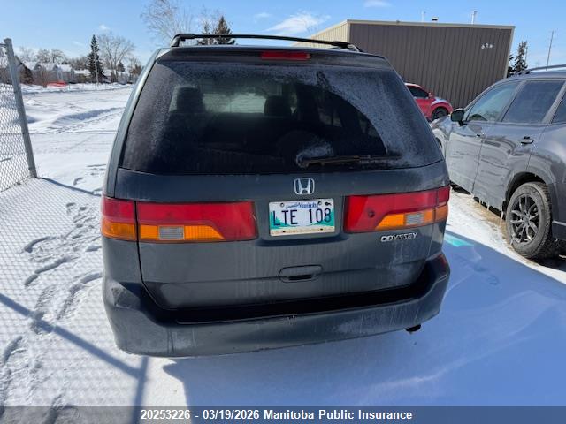 Aukcja sprzedaży 2003 Honda Odyssey Ex, vin: 2HKRL18623H001784, numer aukcji: 20253226