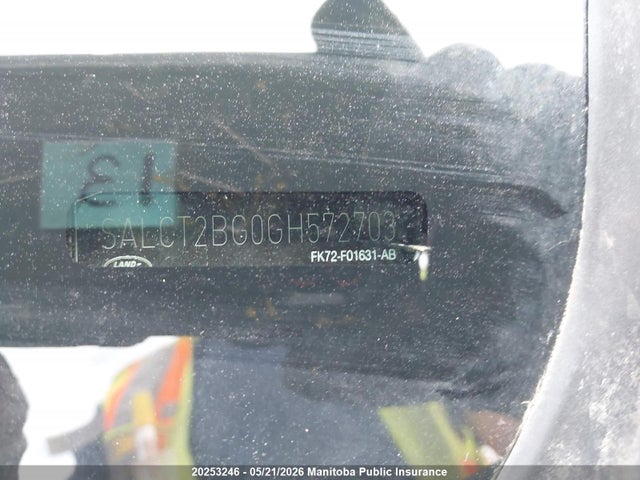 Aukcja sprzedaży 2016 Land Rover Discovery Sport Hse, vin: SALCT2BG0GH572703, numer aukcji: 20253246