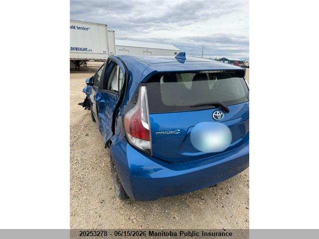 2016 Toyota Prius C მანქანა იყიდება აუქციონზე, vin: JTDKDTB34G1120622, აუქციონის ნომერი: 20253278