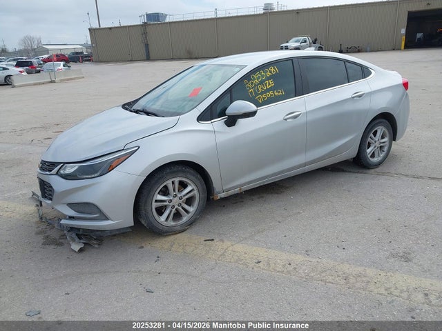 20253281 :رقم المزاد ، 3G1BE5SM7HS505621 vin ، 2017 Chevrolet Cruze Lt Turbo مزاد بيع