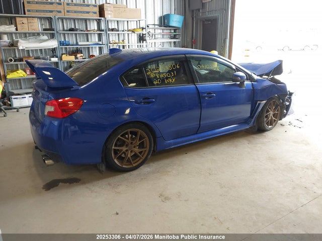 Aukcja sprzedaży 2020 Subaru Wrx Sport Tech, vin: JF1VA1P65L8825031, numer aukcji: 20253306