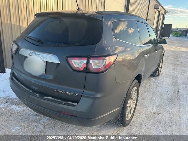 Aukcja sprzedaży 2013 Chevrolet Traverse Lt, vin: 1GNKRGKD8DJ204849, numer aukcji: 20253358