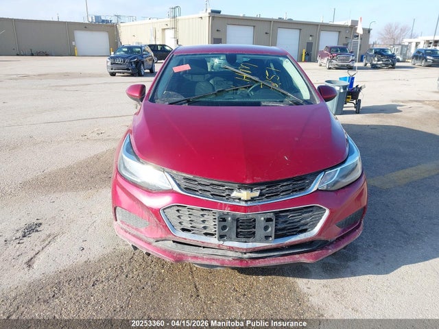 2017 Chevrolet Cruze Lt მანქანა იყიდება აუქციონზე, vin: 3G1BE6SM9HS537511, აუქციონის ნომერი: 20253360