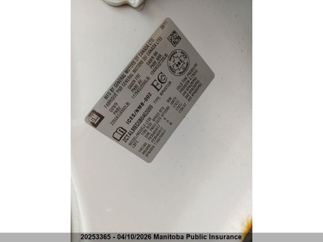 20253365 :رقم المزاد ، 2CTALMEC6B6463099 vin ، 2011 Gmc Terrain Sle مزاد بيع
