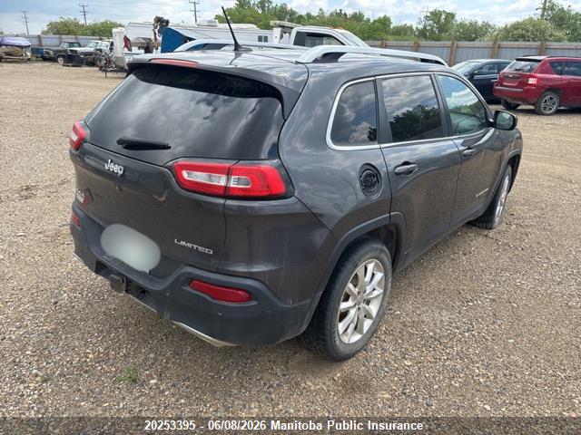 20253395 :رقم المزاد ، 1C4PJMDS2FW688992 vin ، 2015 Jeep Cherokee Limited مزاد بيع